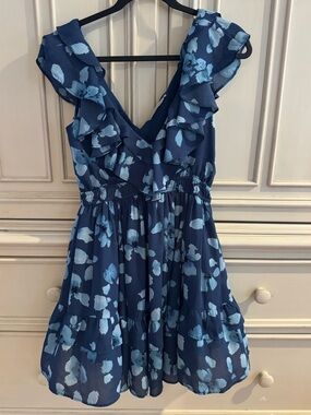 ABERCROMBIE Blue Mini Dress